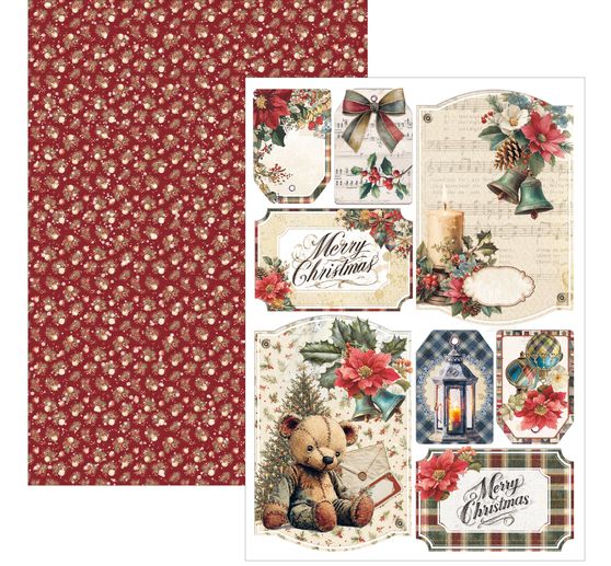 Ciao Bella Papier-Set "Merry & Bright"