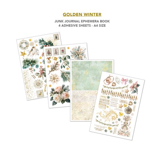 Junk Journal & Ephemera Book Ciao Bella &laquo; Golden Winter &raquo;