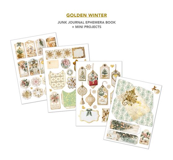 Junk Journal & Ephemera Book Ciao Bella &laquo; Golden Winter &raquo;