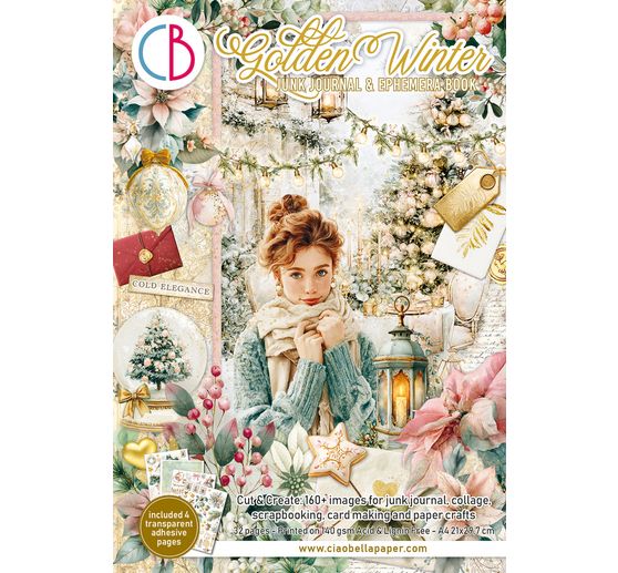 Junk Journal & Ephemera Book Ciao Bella &laquo; Golden Winter &raquo;