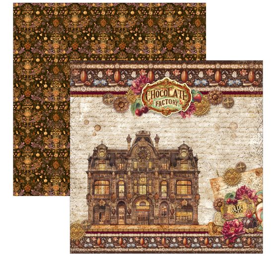 Ciao Bella scrapbookpapier "The Chocolate Factory"