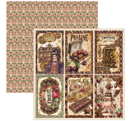 Ciao Bella scrapbookpapier "The Chocolate Factory"