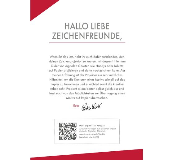 Set cr&eacute;atif &laquo; Kunst des Zeichnens - Zeichenprojektor &raquo;