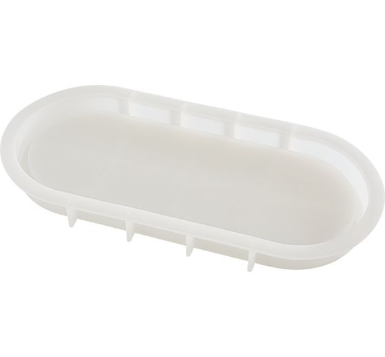 VBS Silikon‑Gie&szlig;form "L&auml;ngliches Tablett", oval