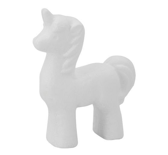 Piepschuim "Eenhoorn", 17 cm