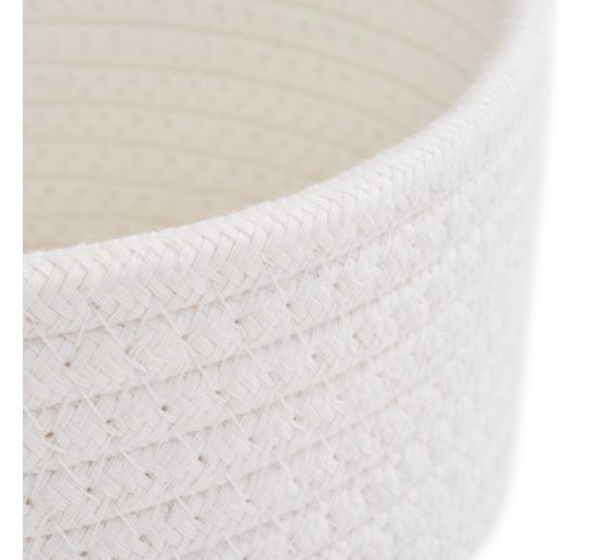 Corbeille blanche tiss&eacute;e VBS, set de 3
