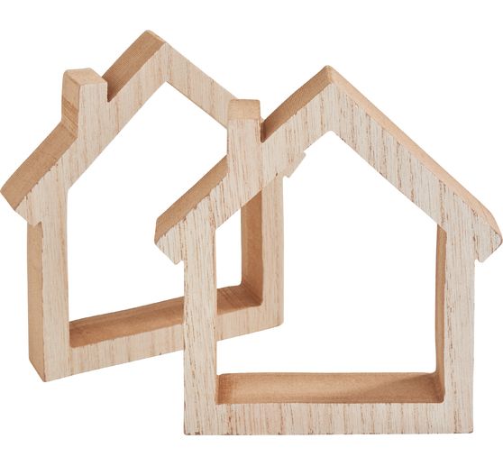 Cadres en bois VBS &laquo; Maison &raquo;, 2 pc.