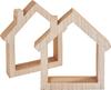 Cadres en bois VBS &laquo; Maison &raquo;, 2 pc.