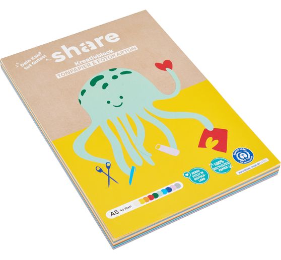 share Creative craft block A5, 40 sheets