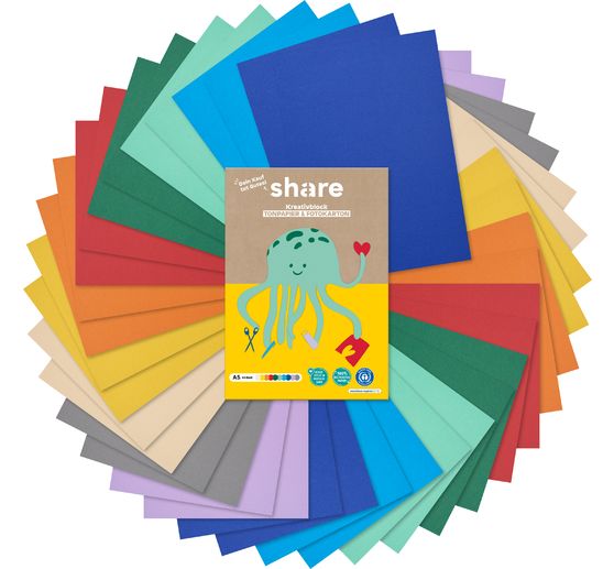 share Creative craft block A5, 40 sheets