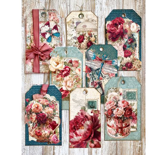 Ciao Bella scrapbookpapier "Bohemian Burgundy"