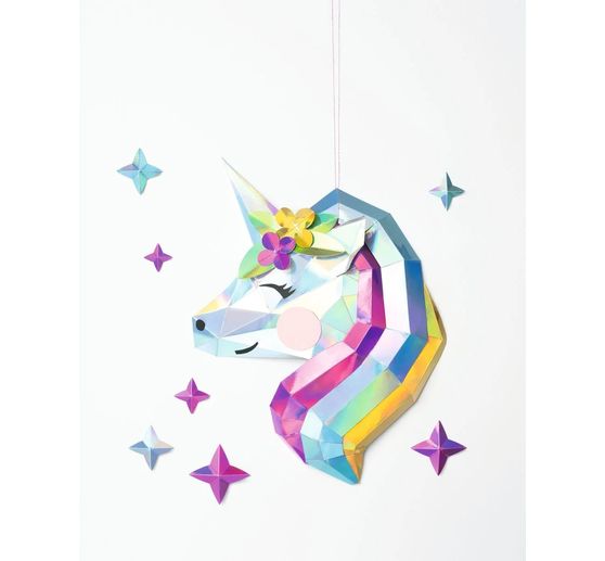 Mirror cardboard and mirror paper mix "Rainbow"