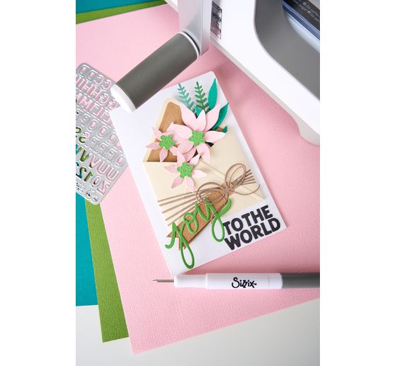 Gabarit d'estampe Sizzix Thinlits &laquo; Mini Bold Alpha by Vicki Boutin &raquo;