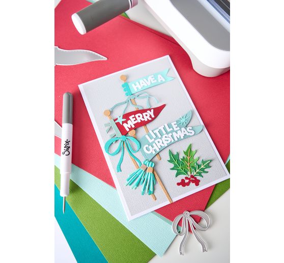 Gabarit d'estampe Sizzix Thinlits &laquo; Mini Bold Alpha by Vicki Boutin &raquo;