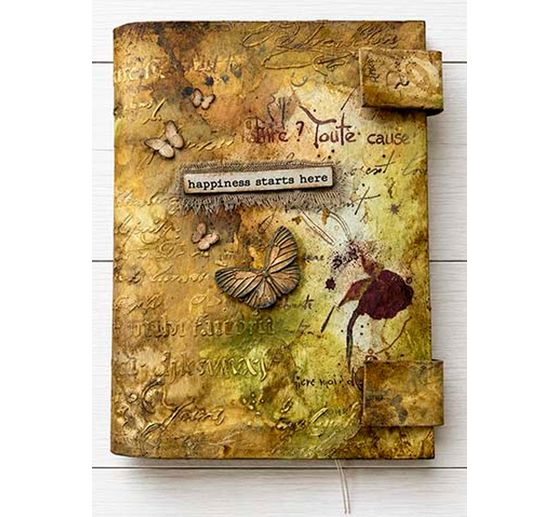 Stamperia Schablone "Flowers and Poems - Latin Inspirations", 20 x 25 cm