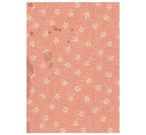 Stamperia Motiv-Strohseide Backgrounds "Cozy Family", DIN A6, 8er Set