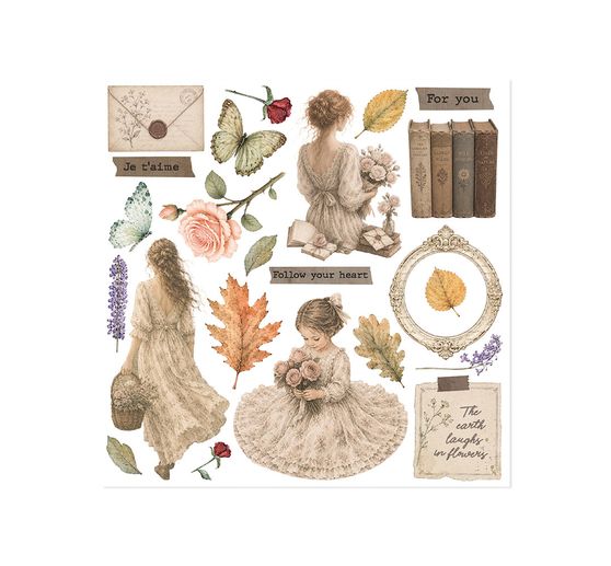 Stamperia Rub On Sortiment "Flowers and Poems"