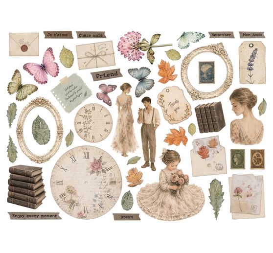 Stamperia Stanzmotive "Flowers & Poems"