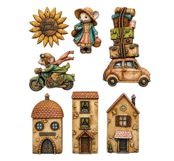 Stamperia Silikonform A5 "Cozy Family"