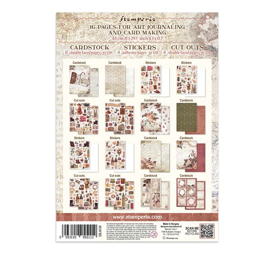 Junk Journal Book Stamperia &laquo; Our Way &raquo;