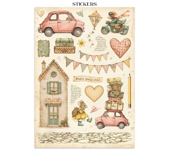 Stamperia Junk Journal Book "Cozy Family"