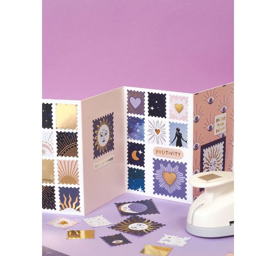 Perforatrice &agrave; motif &laquo; Timbre-poste &raquo;