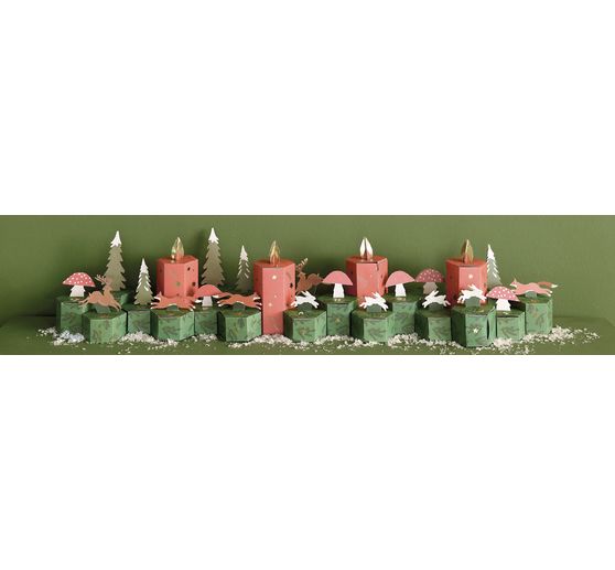 Adventskalender knutselset "Bosdieren"