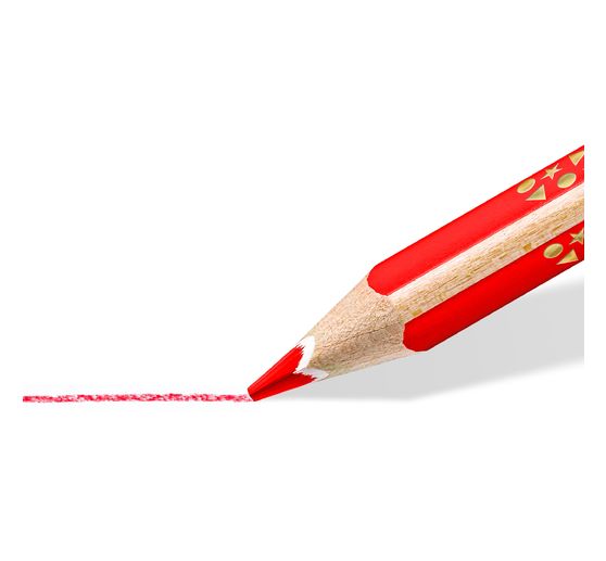 STAEDTLER Buntstifte "Noris Jumbo", 10 Farben + Anspitzer