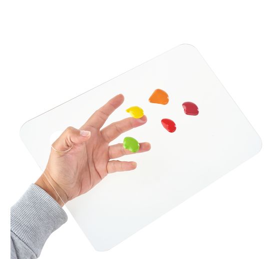 Palette de peinture en acrylique VBS &laquo; Carr&eacute;e &raquo;, set de 2