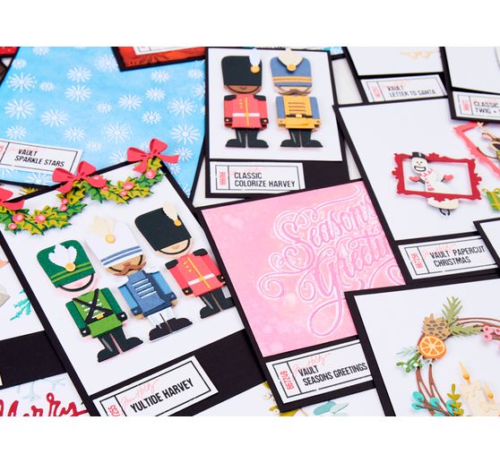 Sizzix Thinlits Punching template "Yuletide Harvey by Tim Holtz"