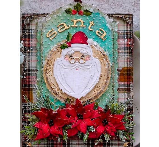 Sizzix Thinlits Punching template "Letter to Santa by Tim Holtz"