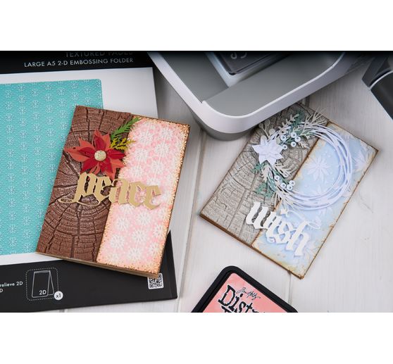 Sizzix A5 Pr&auml;geschablone "Snowflakes by Tim Holtz"