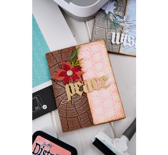 Sizzix A5 Pr&auml;geschablone "Snowflakes by Tim Holtz"