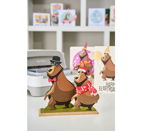 Sizzix Thinlits Ponssjabloon "Theodore - Mini Colorize by Tim Holtz"