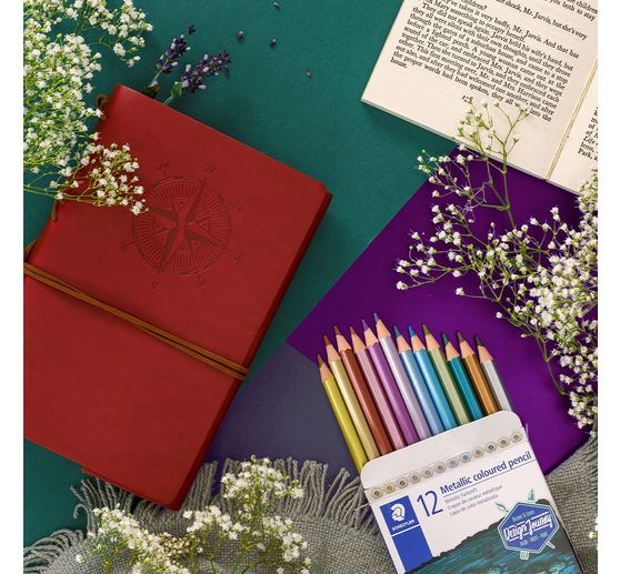 STAEDTLER Kleurpotloden "Metallic", 12 kleuren