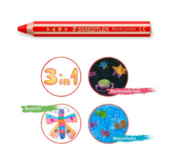 STAEDTLER Buntstifte 5+1 "Noris junior"