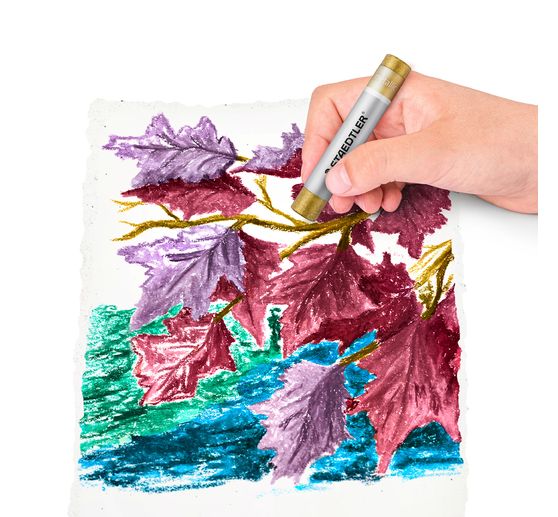 STAEDTLER Oliepastelkrijt "Metallic", 6 kleuren