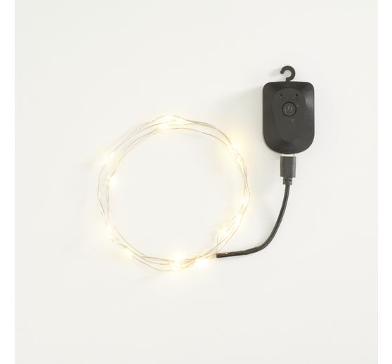 Micro-LED-Lichterkette, wiederaufladbar, 20 LEDs