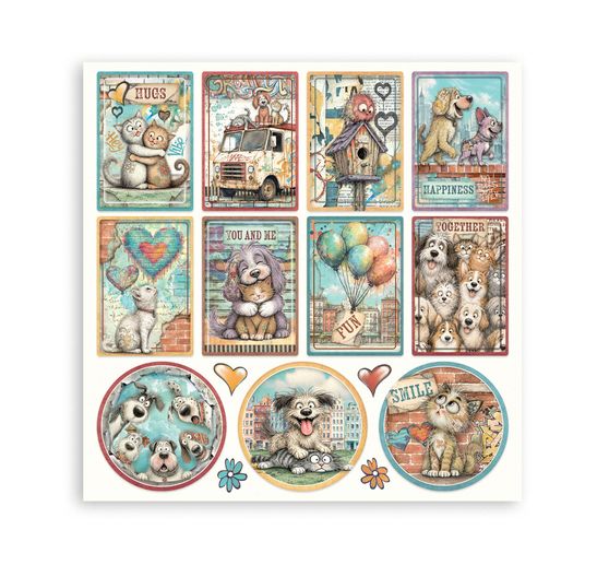 Stamperia Scrapbook blok "Furry Friends 2"
