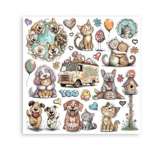 Stamperia Scrapbook blok "Furry Friends 2"