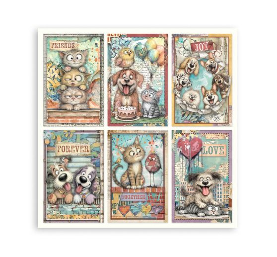 Stamperia Scrapbook blok "Furry Friends 2"