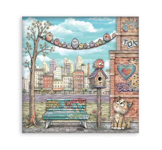 Stamperia Scrapbook blok "Furry Friends 2"