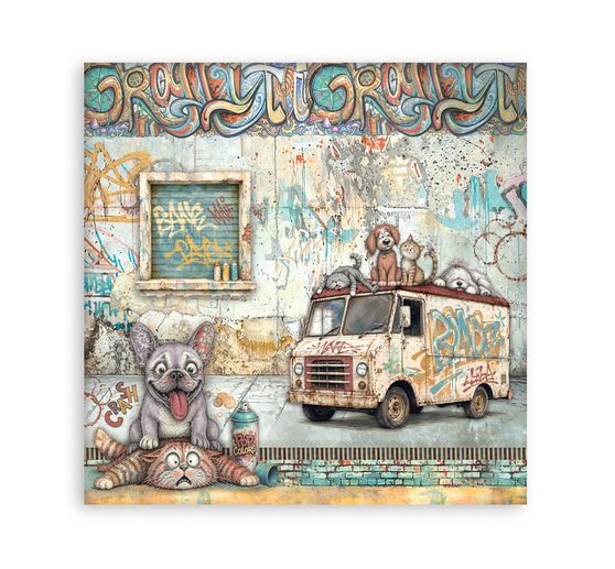 Stamperia Scrapbook blok "Furry Friends 2"