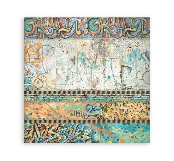Bloc de papier scrapbooking Stamperia &laquo; Furry Friends 2 Backgroundss &raquo;