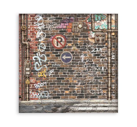 Bloc de papier scrapbooking Stamperia &laquo; Furry Friends 2 Backgroundss &raquo;