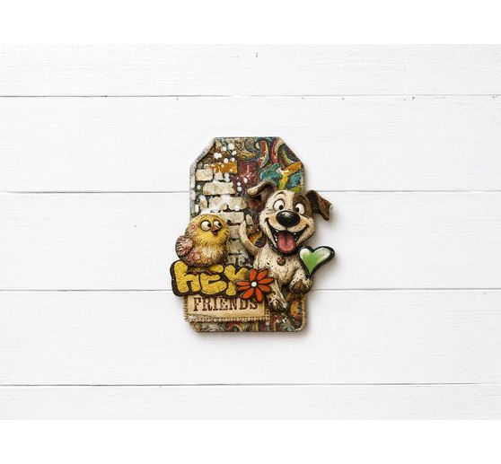 Stamperia Motief strozijde assortiment "Furry Friends 2", DIN A4, set van 6