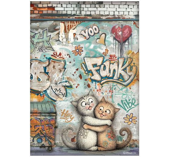 Stamperia Motief strozijde assortiment "Furry Friends 2", DIN A4, set van 6