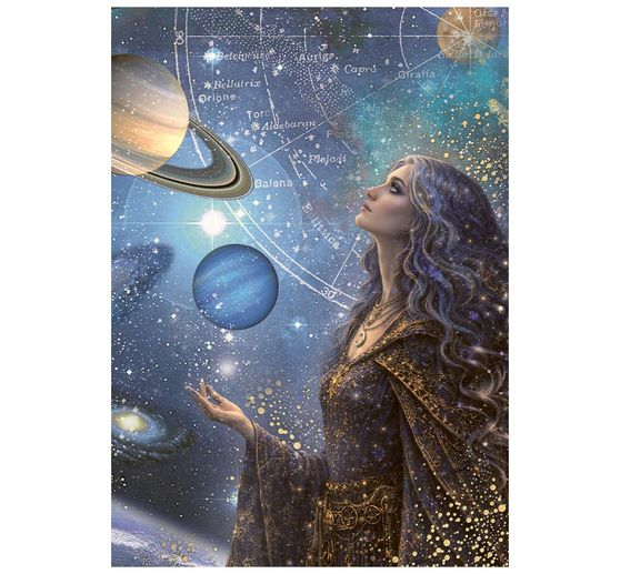 Stamperia Motief strozijde assortiment "Cosmos", DIN A6, set van 8