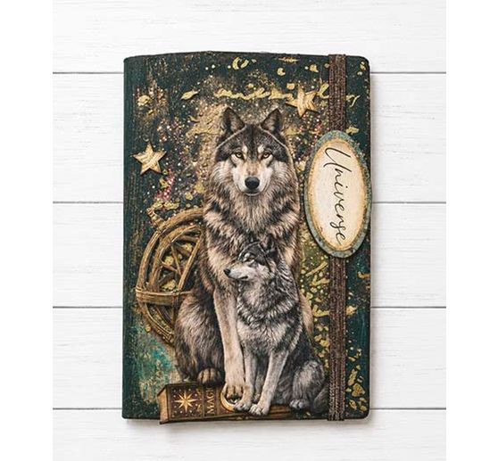 Stamperia Motief strozijde backgrounds "Cosmos", DIN A6, set van 8