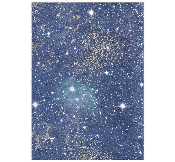 Stamperia Motief strozijde backgrounds "Cosmos", DIN A6, set van 8